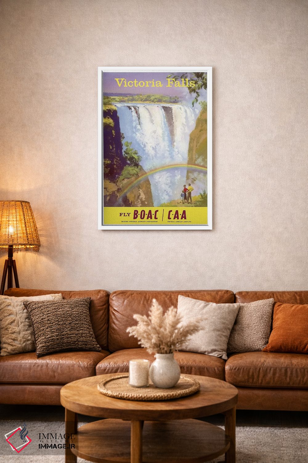 تابلو دکوراتیو آبشار ویکتوریا - D2W