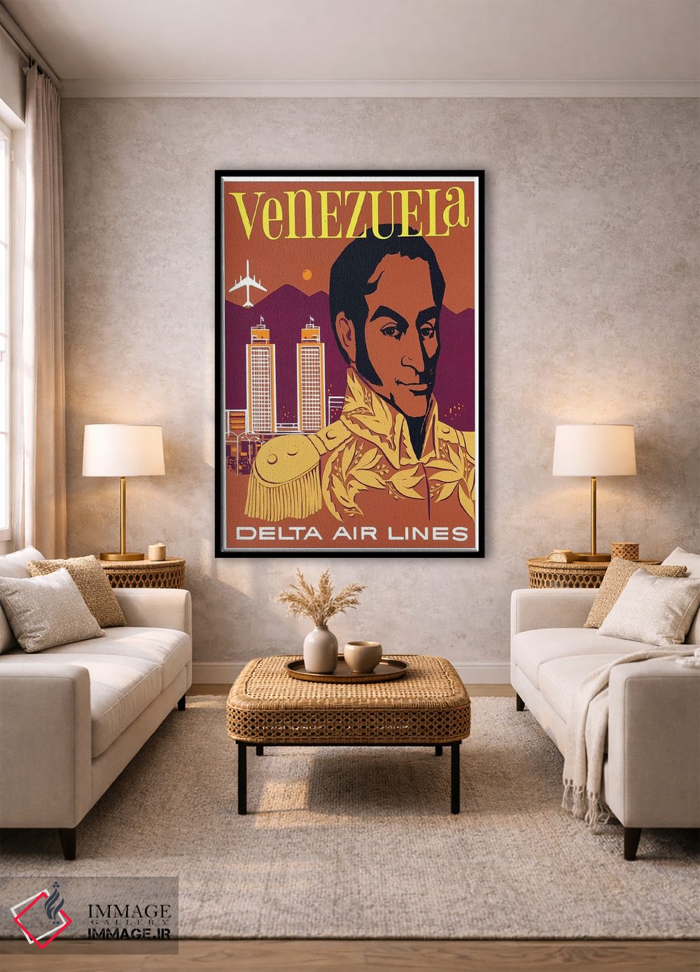 تابلو دکوراتیو ونزوئلا - D1B