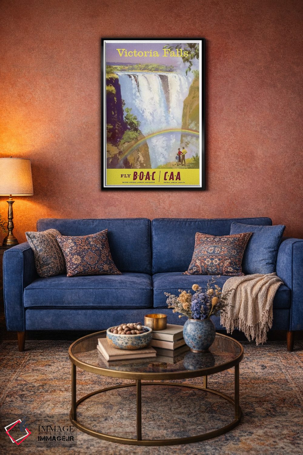 تابلو دکوراتیو آبشار ویکتوریا - D4B