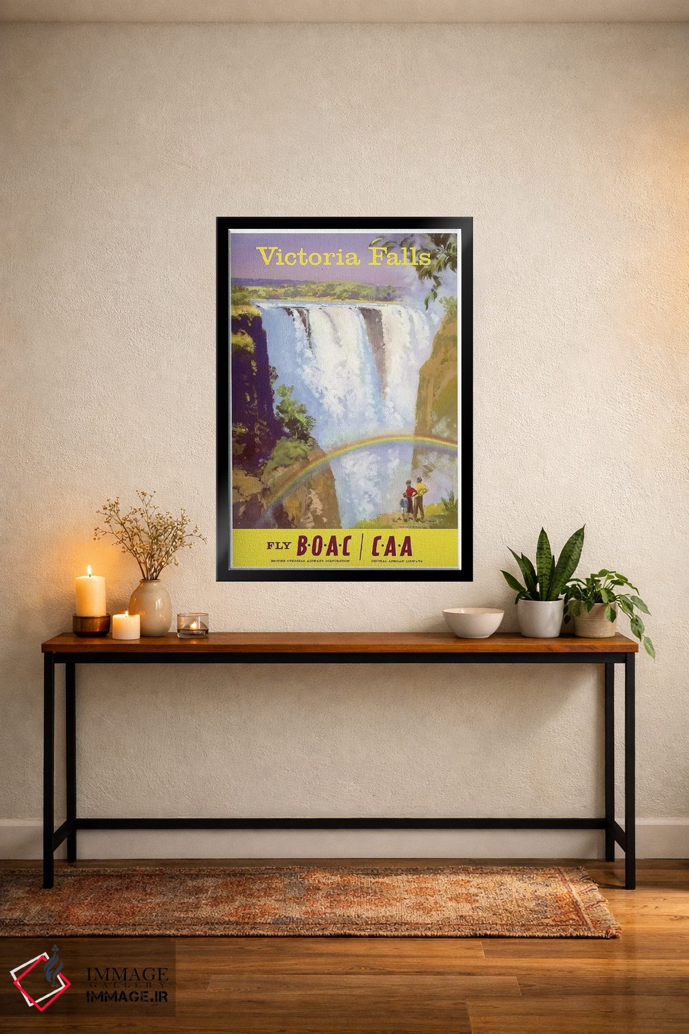 تابلو دکوراتیو آبشار ویکتوریا - D5B