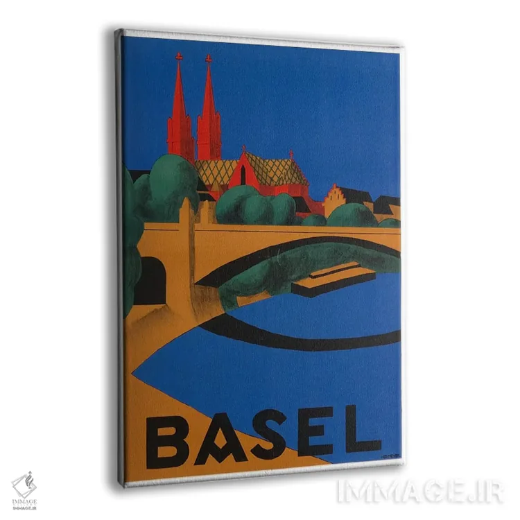 تابلو دکوراتیو Switzerland,بازل، سوئیس - نمای پرسپکتیو محصول