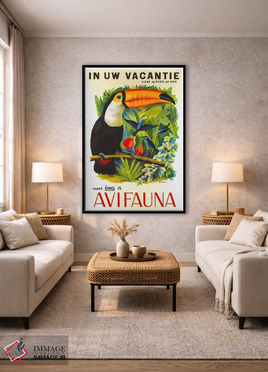 تابلو دکوراتیو پرندگان - D2B