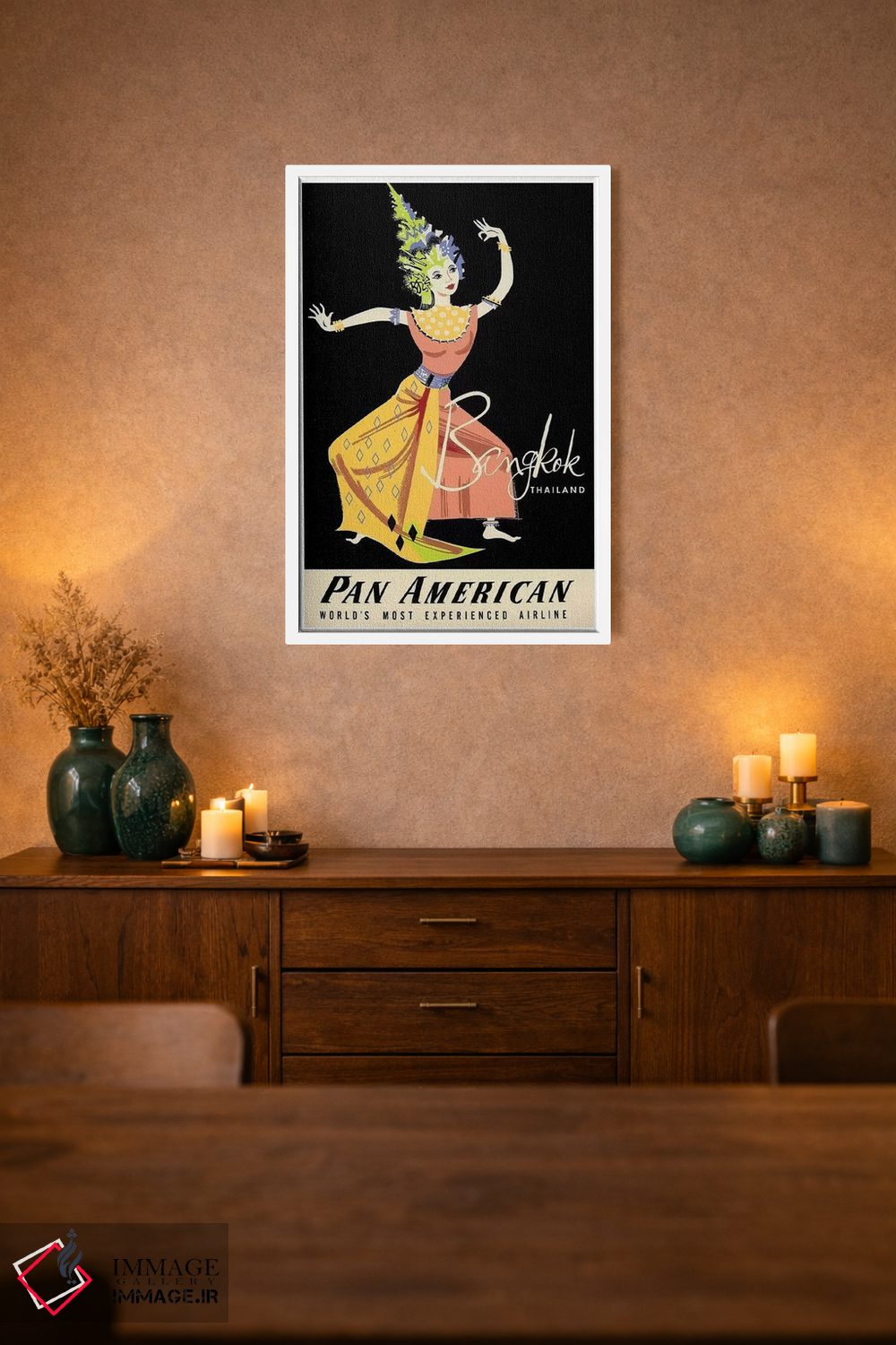 تابلو دکوراتیو Thailand,بانکوک، تایلند - D1W