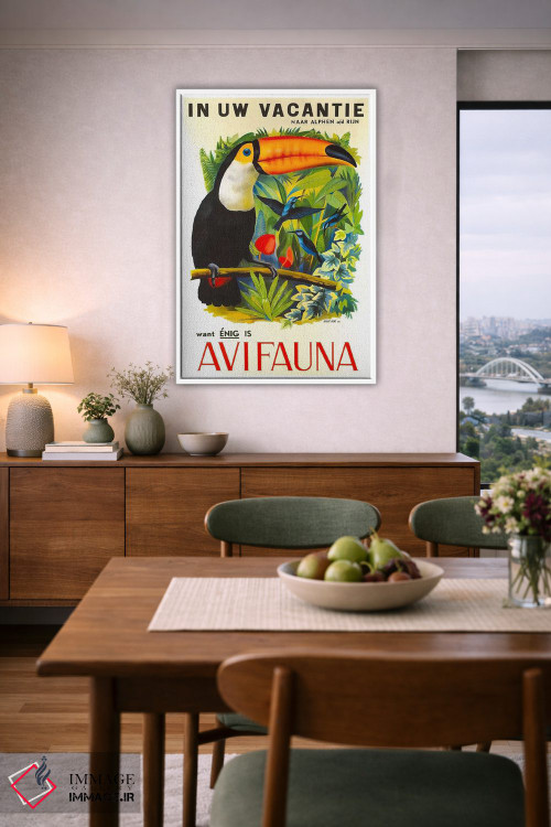 تابلو دکوراتیو پرندگان - D5W