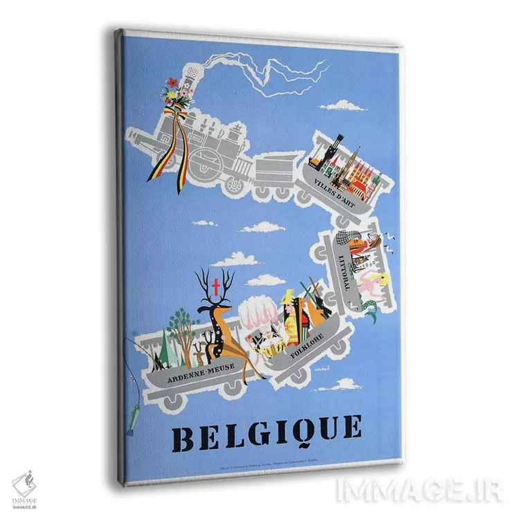 تابلو دکوراتیو بلژیک دو - نمای پرسپکتیو محصول