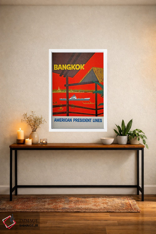 تابلو دکوراتیو Thailand,بانکوک، تایلند - D3W