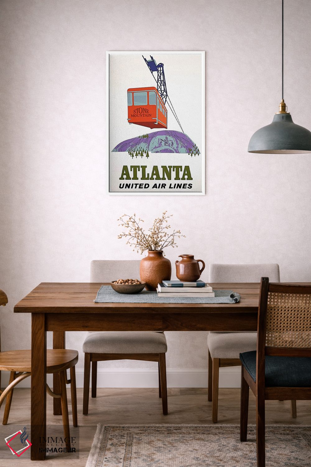 تابلو دکوراتیو Stone Mountain,آتلانتا، استون مانتین - D6W