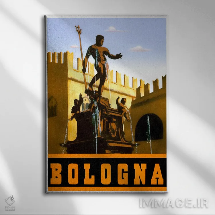 تابلو دکوراتیو بولونیا - نمای روبهرو روی دیوار