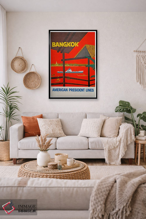 تابلو دکوراتیو Thailand,بانکوک، تایلند - D4B