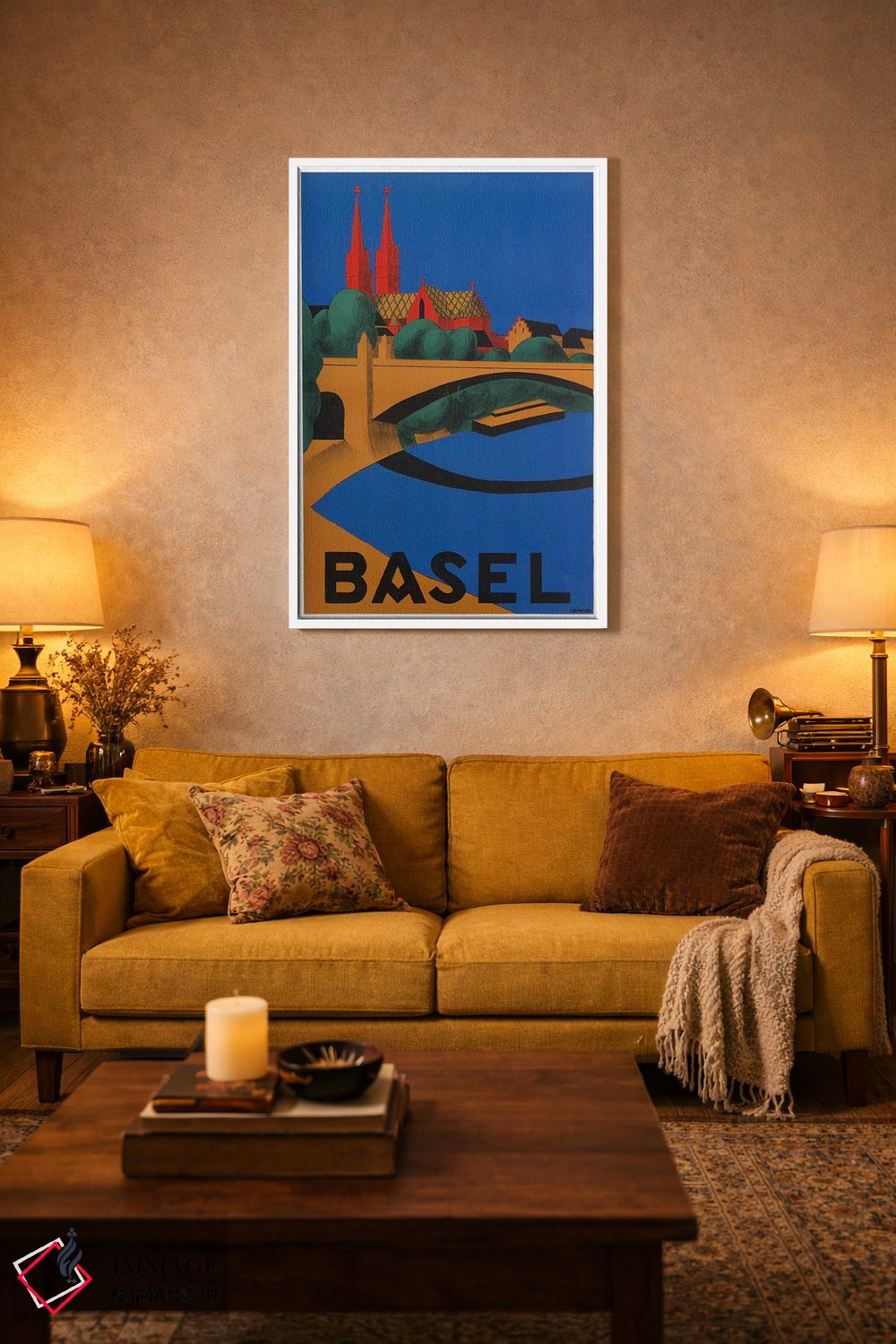 تابلو دکوراتیو Switzerland,بازل، سوئیس - D3W