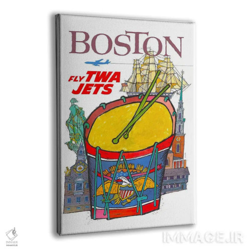 تابلو دکوراتیو بوستون - نمای پرسپکتیو محصول