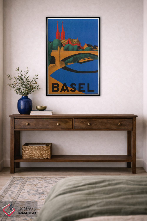 تابلو دکوراتیو Switzerland,بازل، سوئیس - D5B