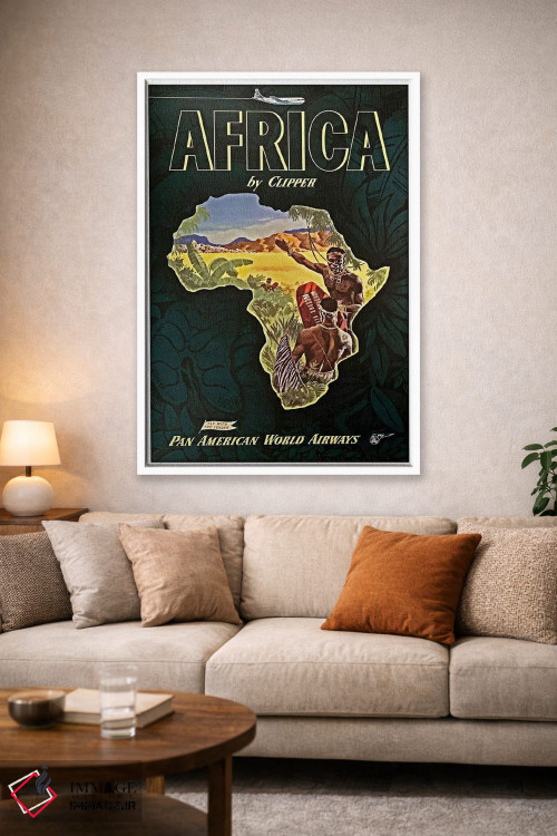 تابلو دکوراتیو آفریقا - D1W