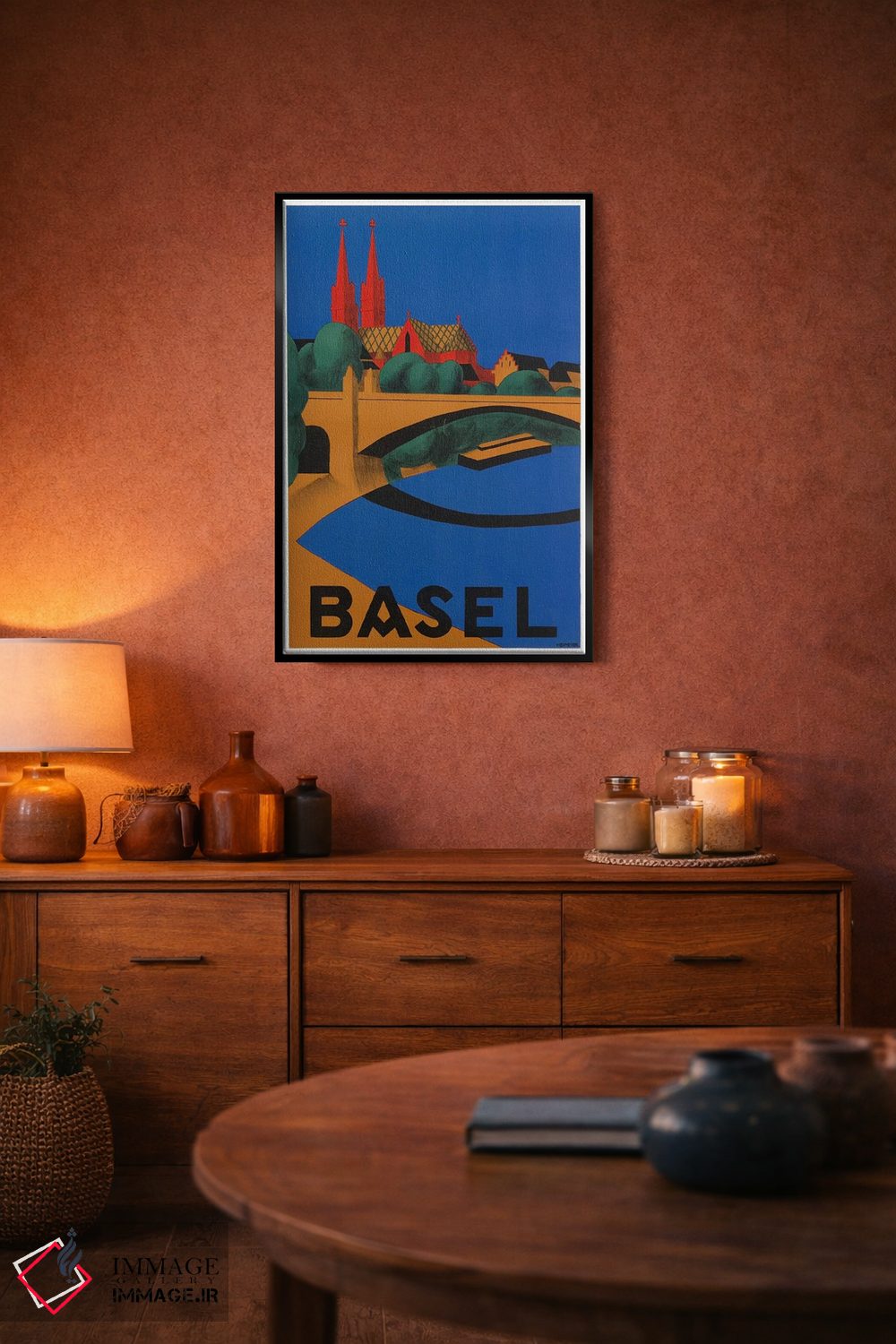 تابلو دکوراتیو Switzerland,بازل، سوئیس - D6B