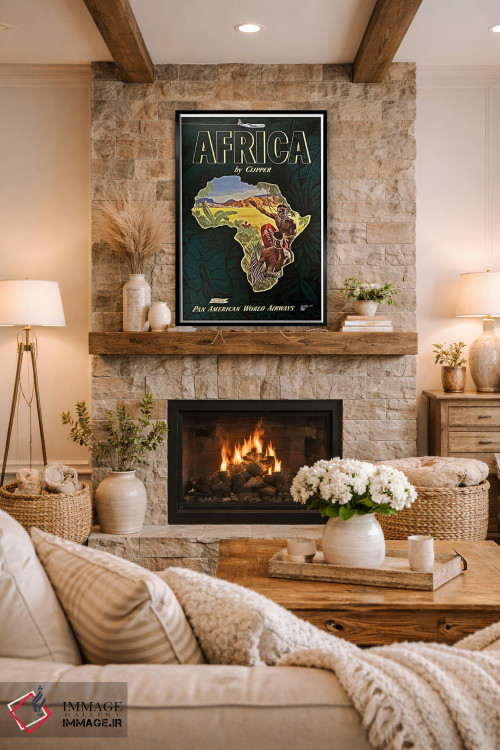 تابلو دکوراتیو آفریقا - D2B