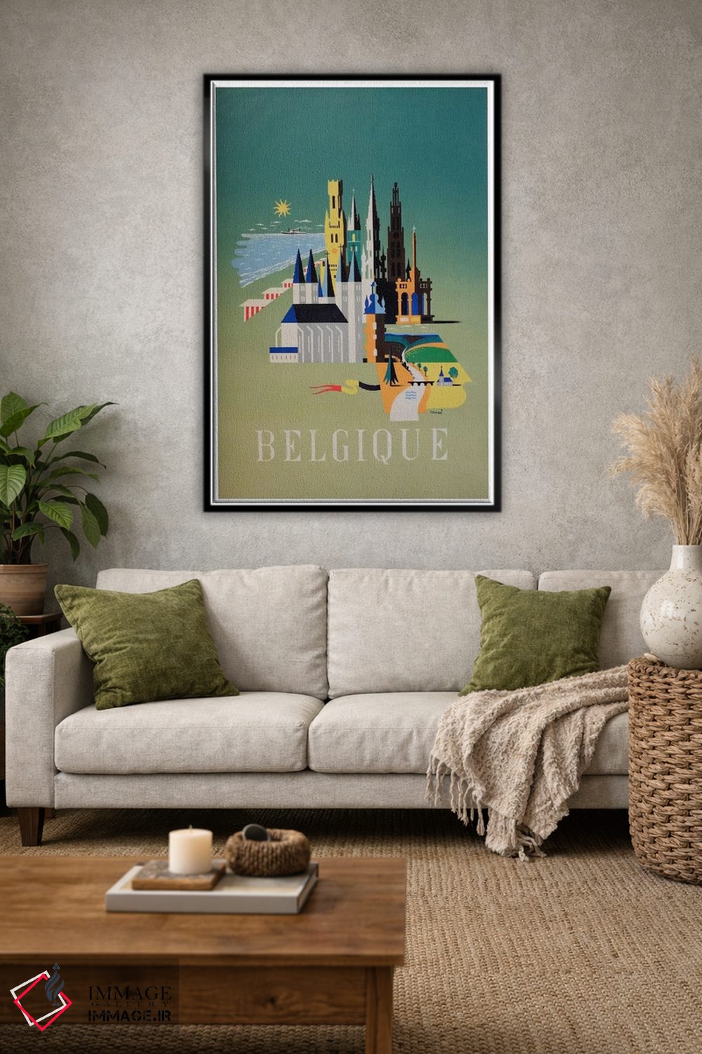 تابلو دکوراتیو بلژیک یک - D2B