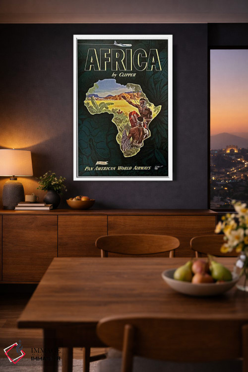 تابلو دکوراتیو آفریقا - D4W