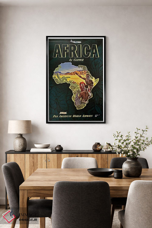 تابلو دکوراتیو آفریقا - D5B