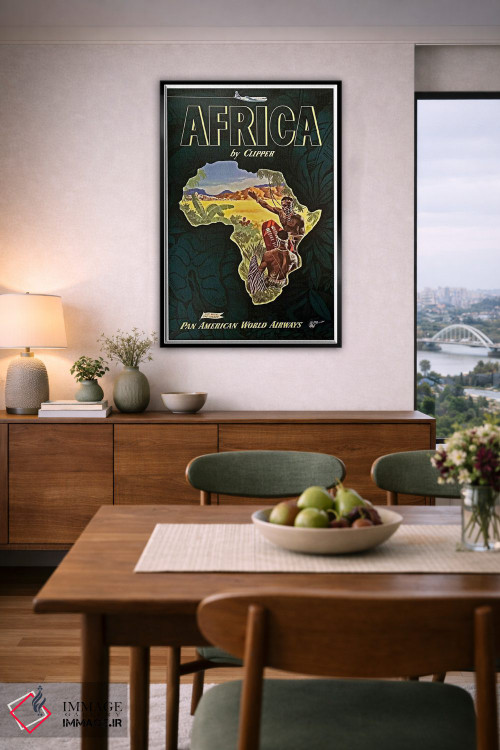 تابلو دکوراتیو آفریقا - D6B