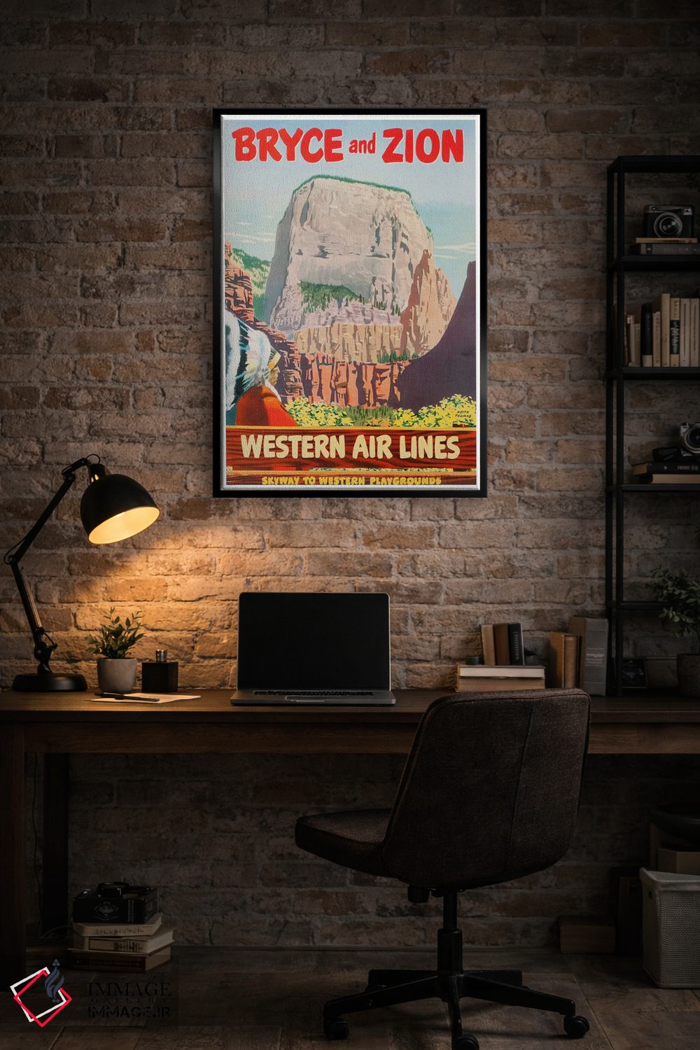 تابلو دکوراتیو برایس و زایان - D6B