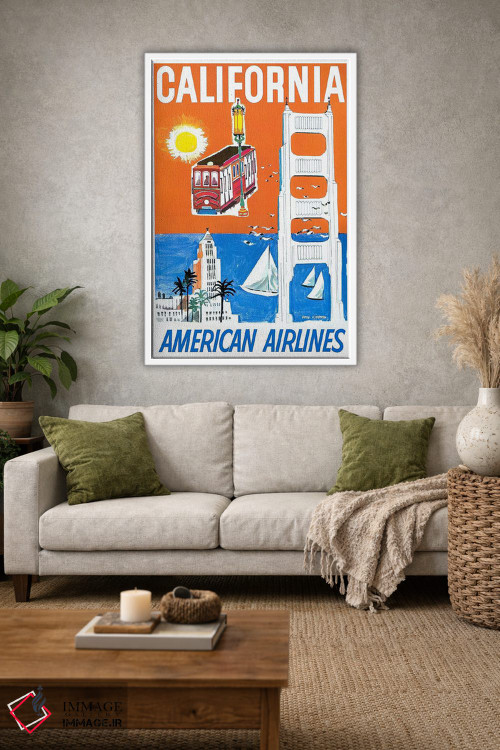 تابلو دکوراتیو کالیفرنیا - D1W