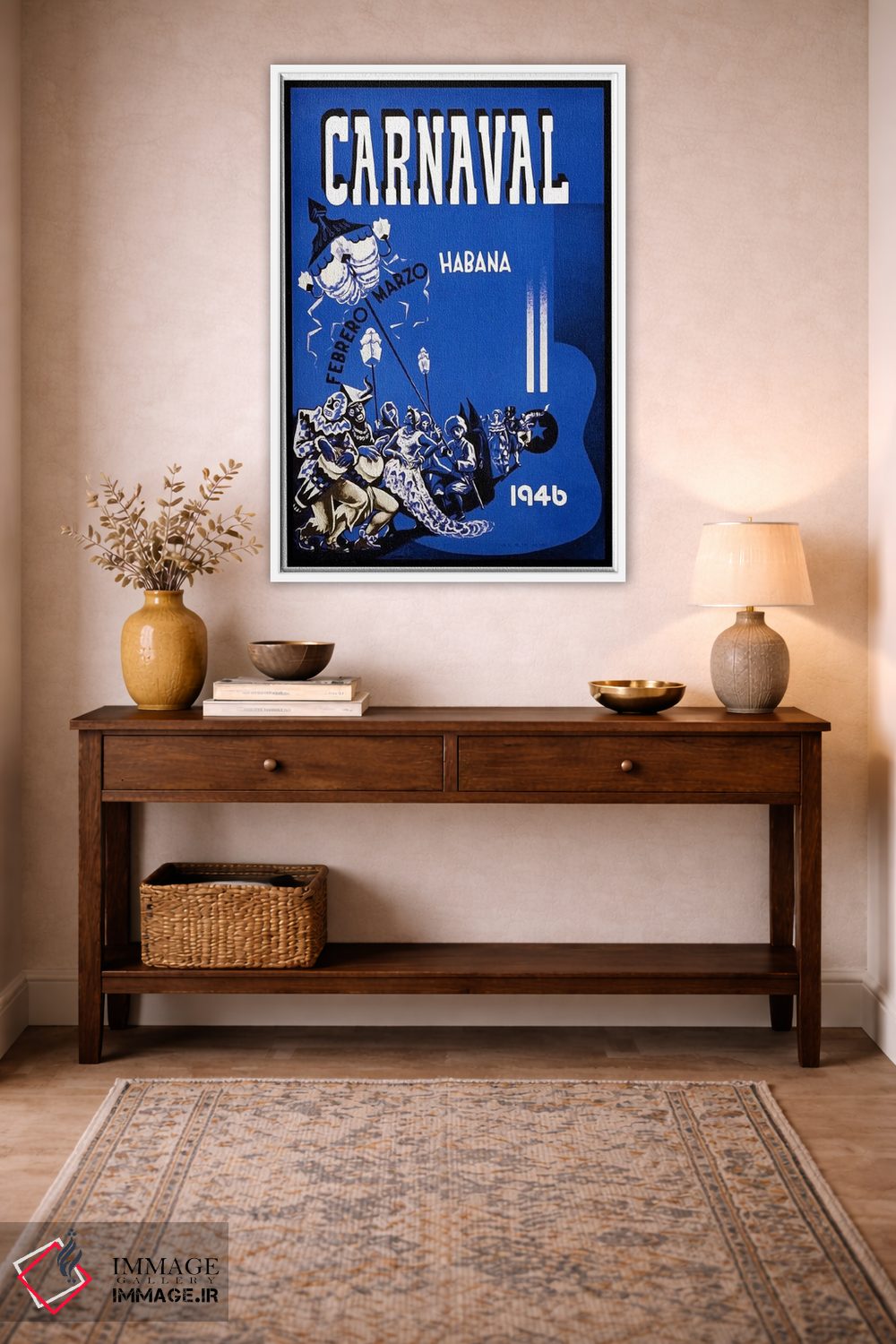 تابلو دکوراتیو Febrero-Marzo 1946,کارناوال: هاوانا، فوریه-مارس ۱۹۴۶ - D1W