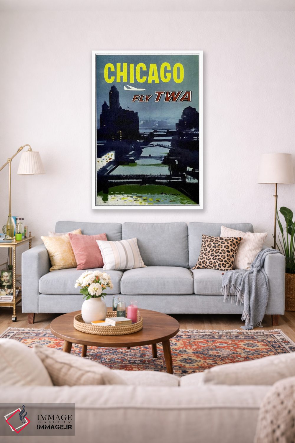 تابلو دکوراتیو شیکاگو - D1W