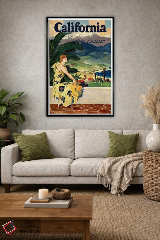 تابلو دکوراتیو This Summer,کالیفرنیا، همین تابستان - D1B