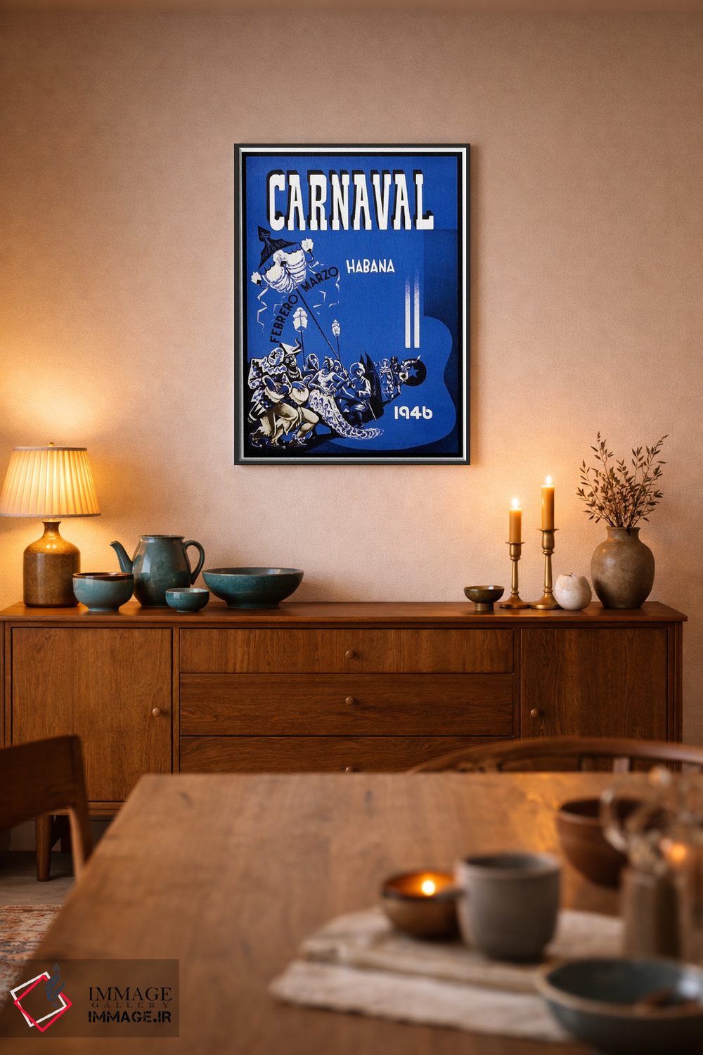 تابلو دکوراتیو Febrero-Marzo 1946,کارناوال: هاوانا، فوریه-مارس ۱۹۴۶ - D6B