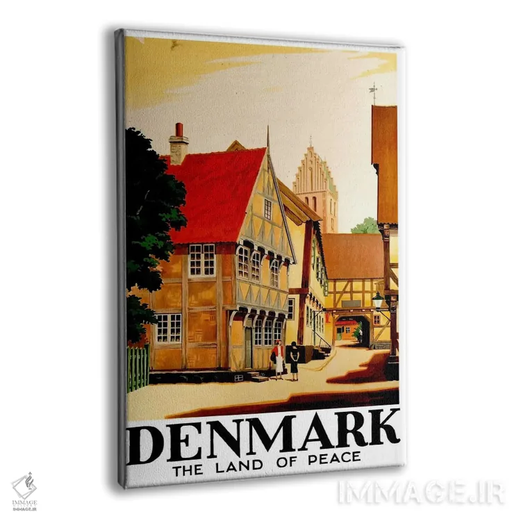 تابلو دکوراتیو دانمارک: سرزمین صلح - نمای پرسپکتیو محصول