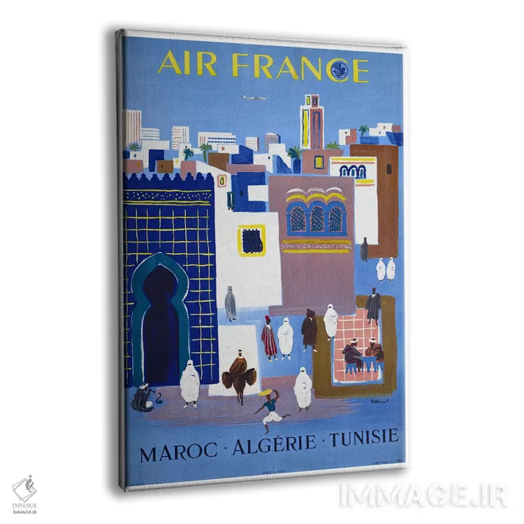 تابلو دکوراتیو ایر فرانس - نمای پرسپکتیو محصول