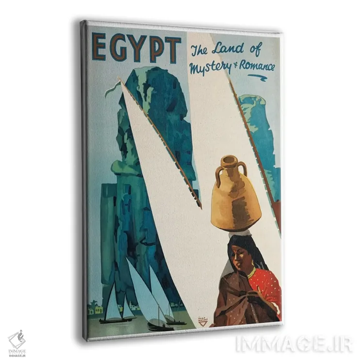 تابلو دکوراتیو مصر: سرزمین رمز و راز و افسانه - نمای پرسپکتیو محصول