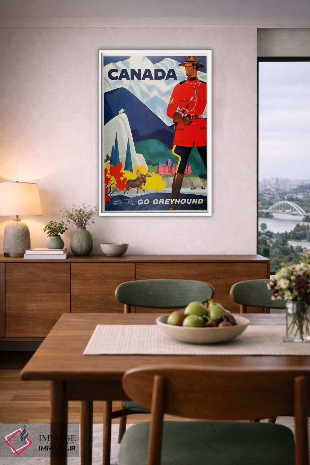 تابلو دکوراتیو کانادا - D5W