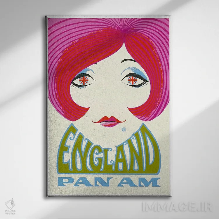 تابلو دکوراتیو انگلستان - نمای روبهرو روی دیوار