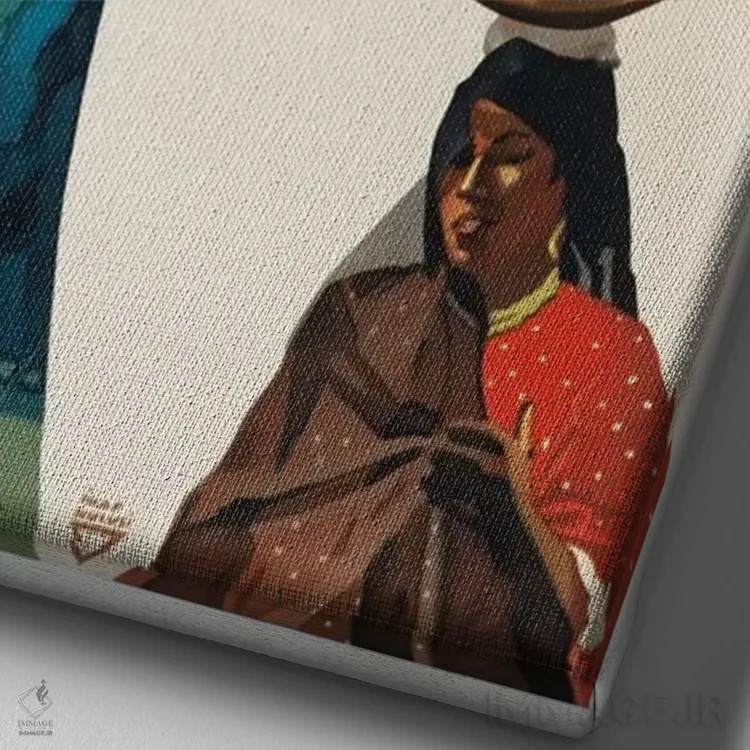 تابلو دکوراتیو مصر: سرزمین رمز و راز و افسانه - نمای نزدیک بافت بوم