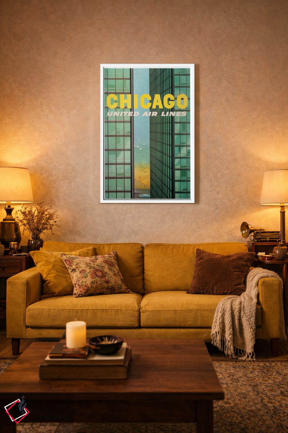 تابلو دکوراتیو شیکاگو - D1W