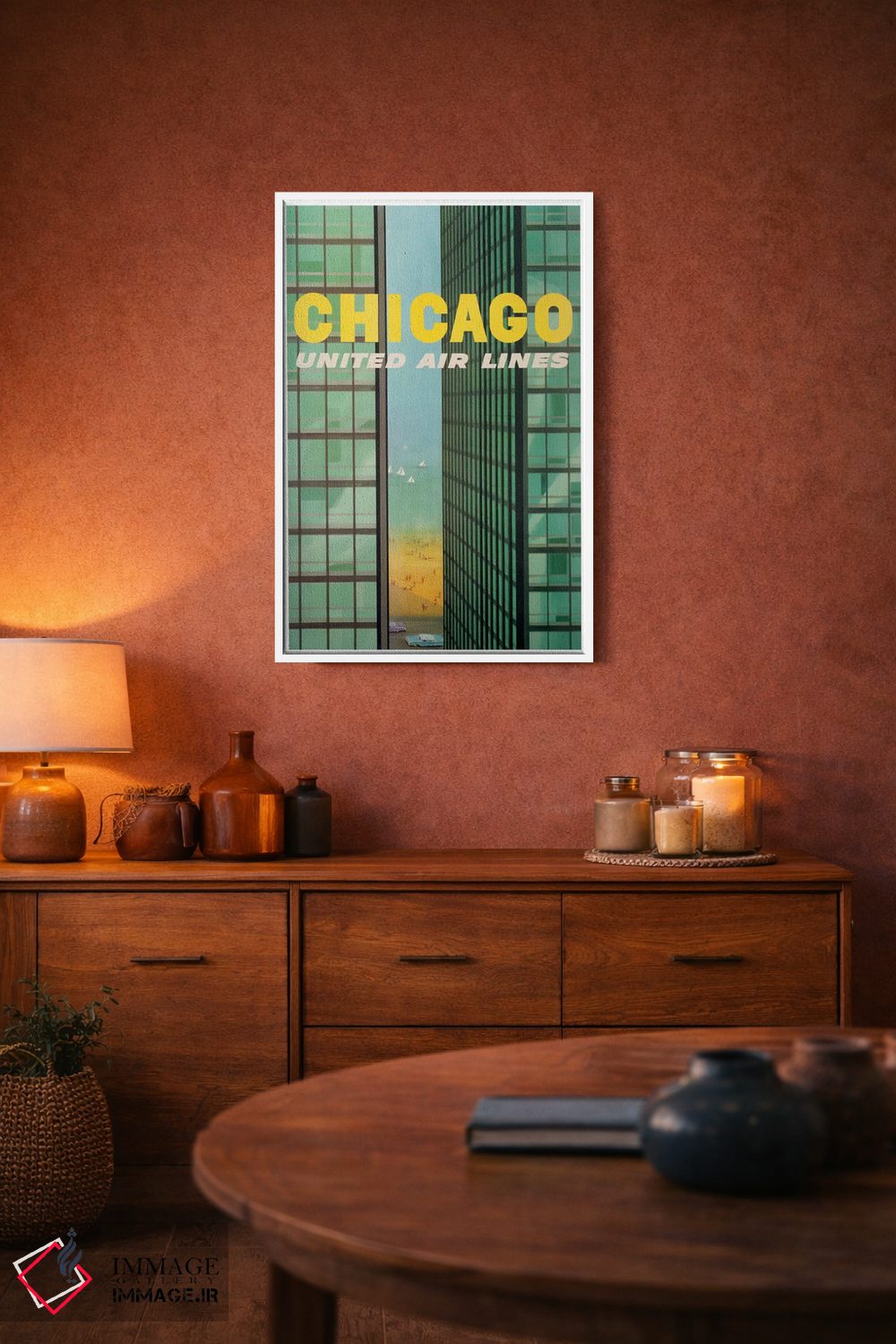 تابلو دکوراتیو شیکاگو - D3W
