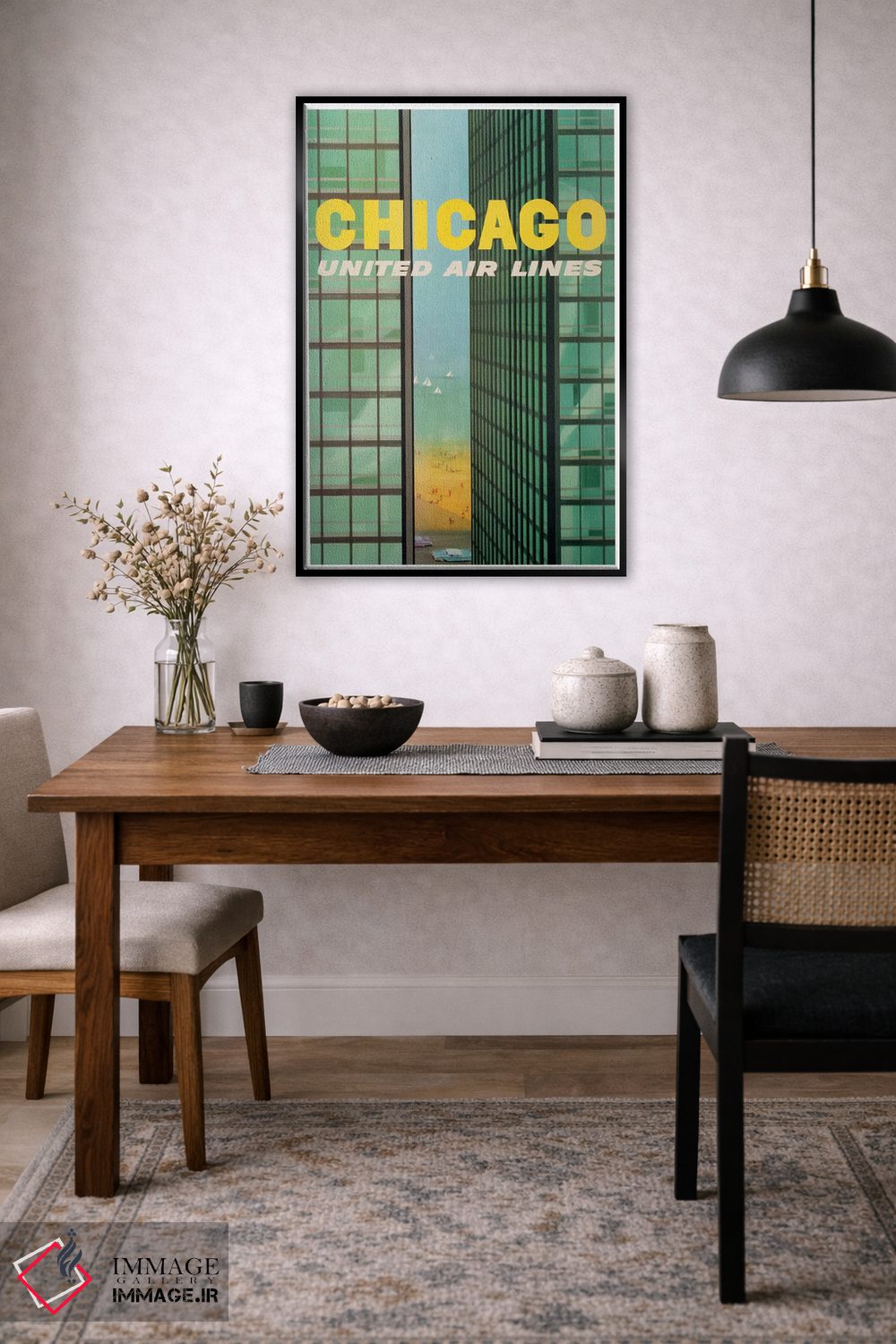 تابلو دکوراتیو شیکاگو - D5B