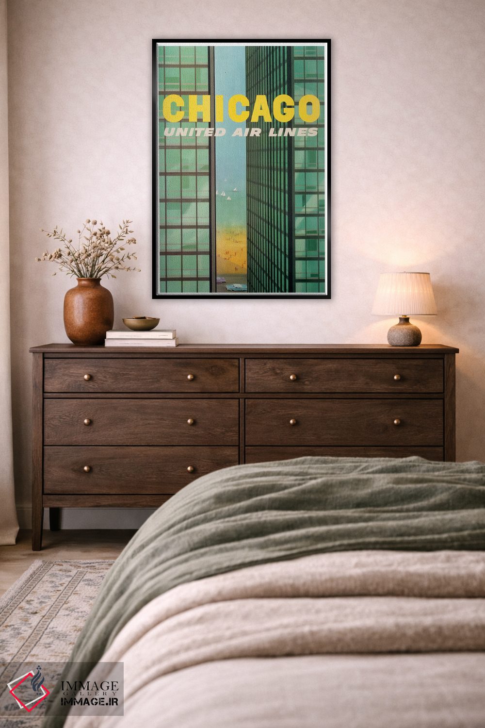 تابلو دکوراتیو شیکاگو - D6B