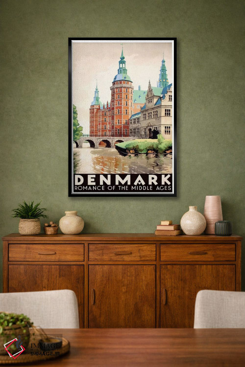 تابلو دکوراتیو دانمارک: افسون قرون وسطی - D1B