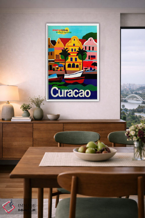 تابلو دکوراتیو کوراسائو - D6W