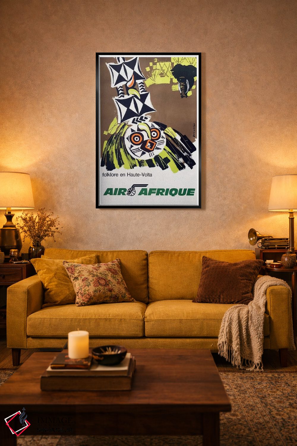 تابلو دکوراتیو ایر آفریک: فولکلور اوت-ولتا - D5B