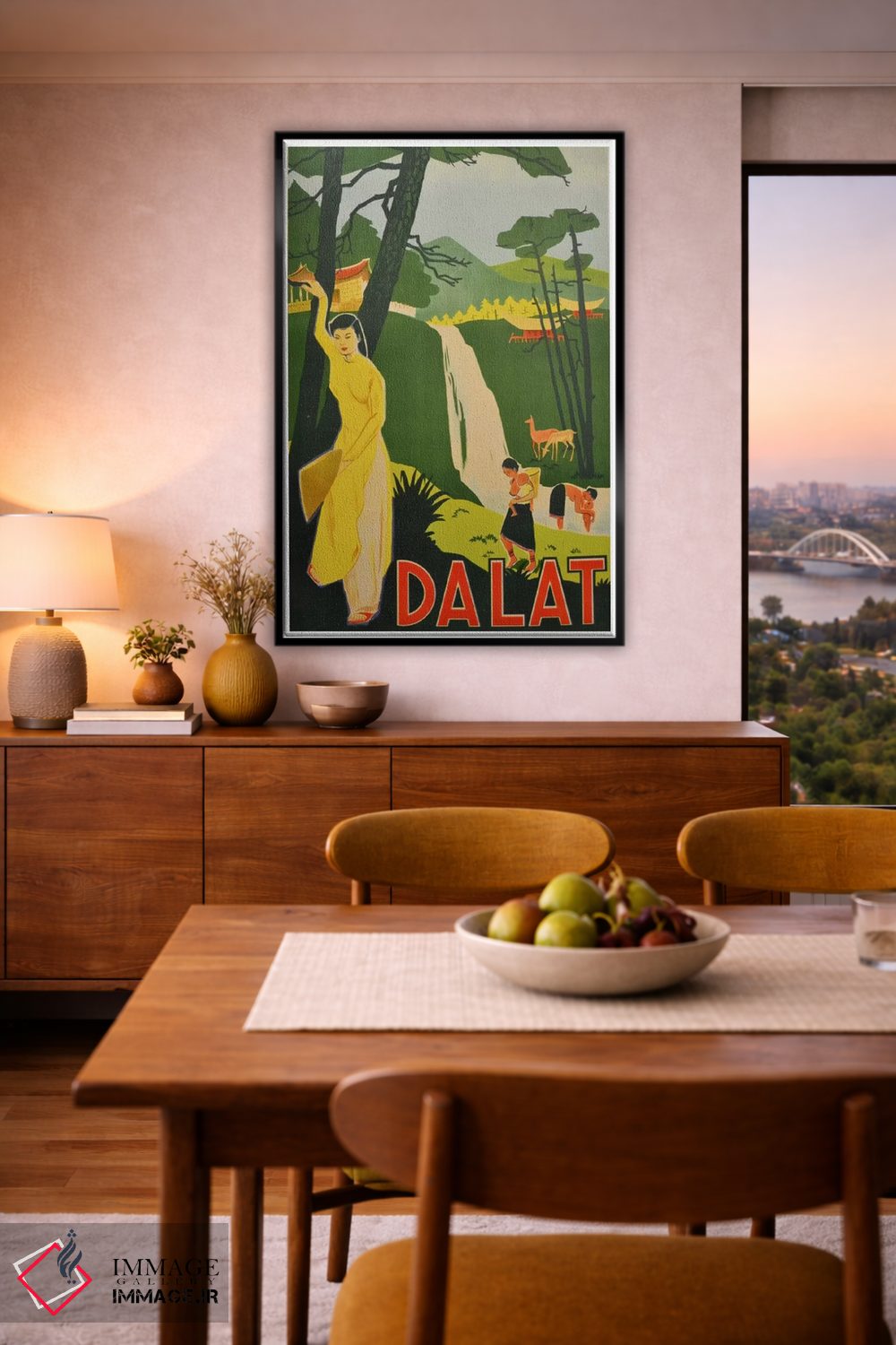 تابلو دکوراتیو Vietnam,دالات، ویتنام - D6B