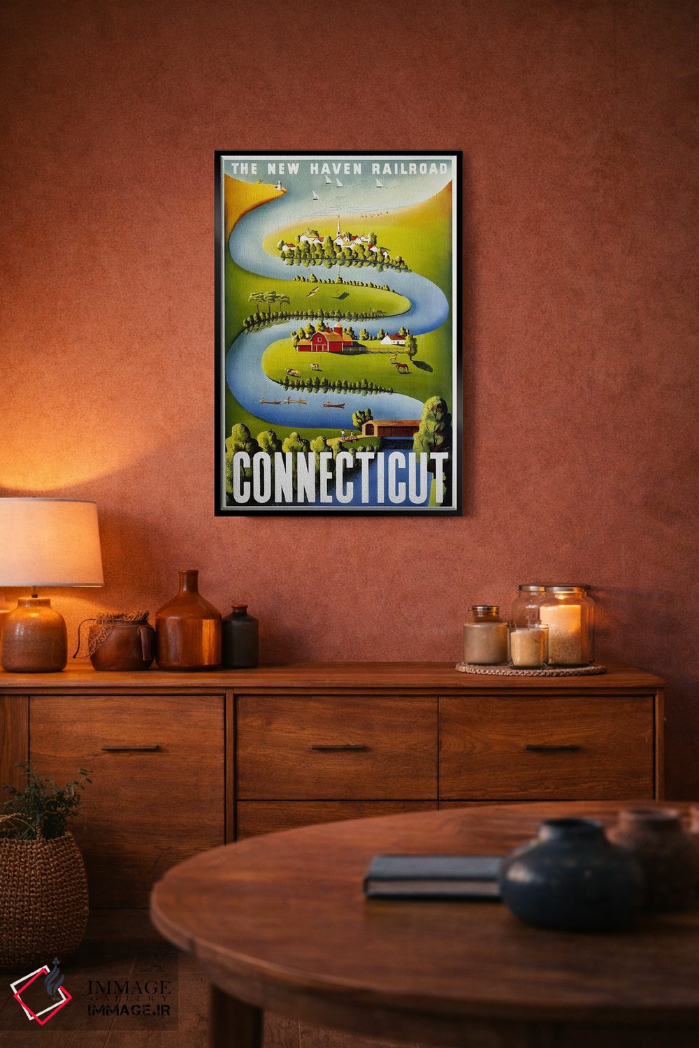 تابلو دکوراتیو کنتیکت: راه آهن نیو هیون - D5B