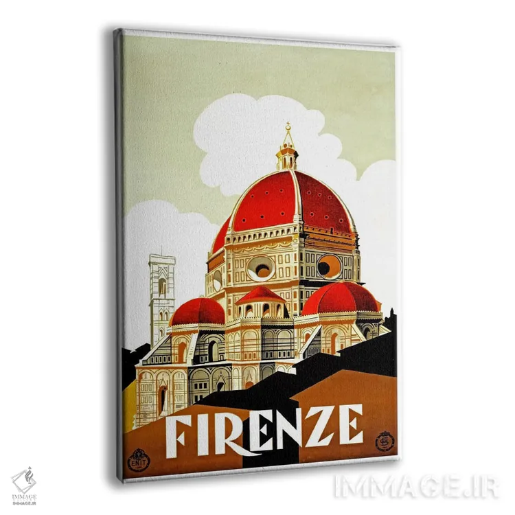 تابلو دکوراتیو فلورانس - نمای پرسپکتیو محصول