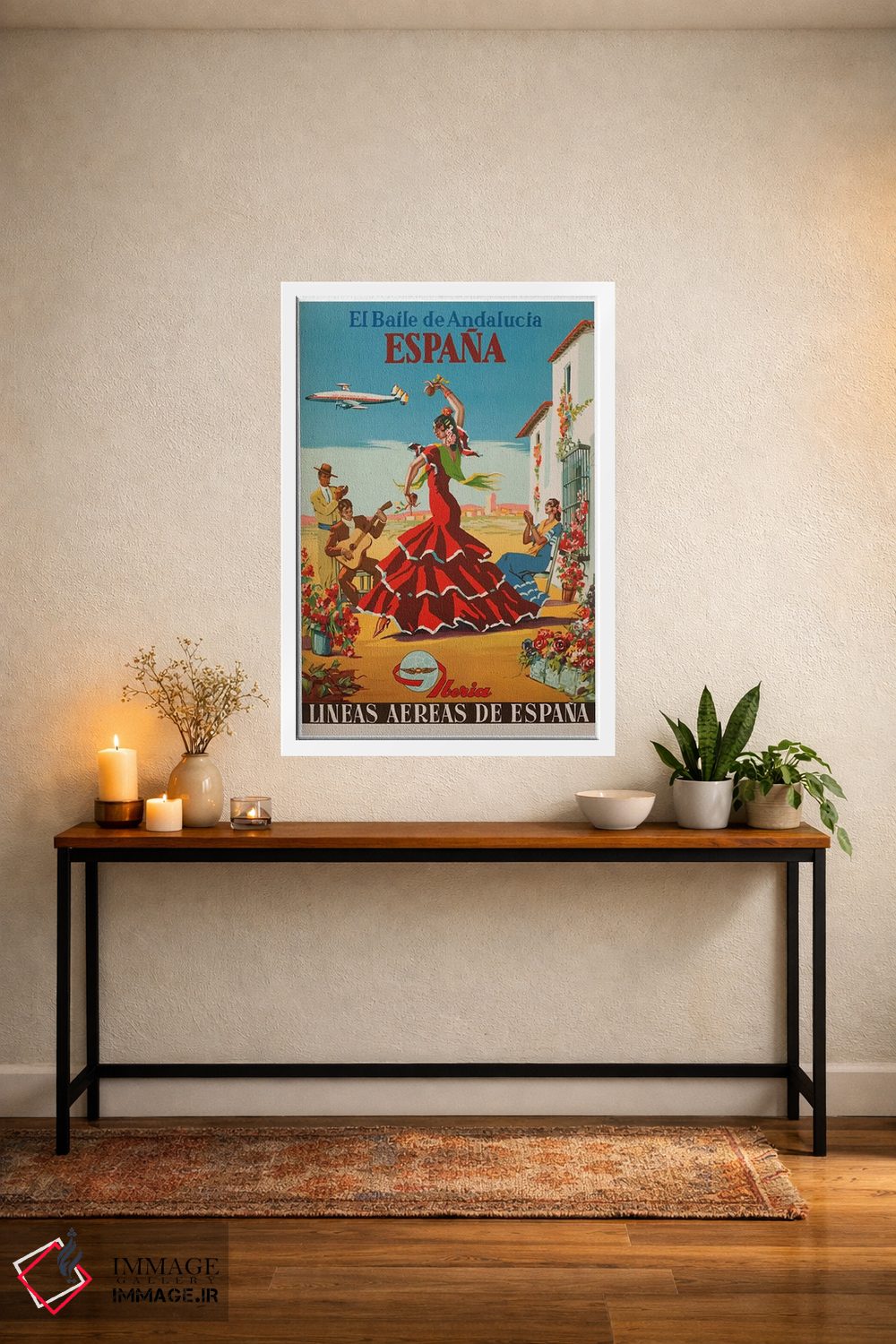 تابلو دکوراتیو Espana,رقص اندلس، اسپانیا - D5W