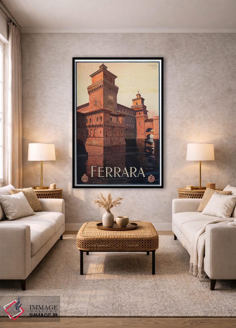 تابلو دکوراتیو Italy,فرارا، ایتالیا - D2B