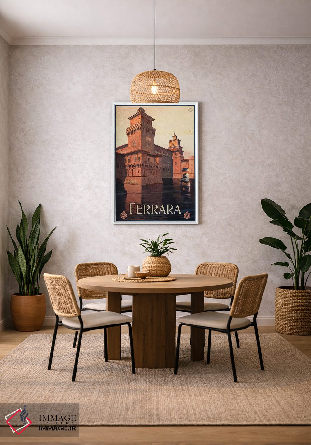 تابلو دکوراتیو Italy,فرارا، ایتالیا - D3W