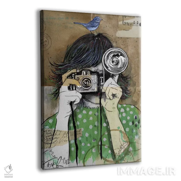 تابلو دکوراتیو لحظه های کوچک اثر لوی جوور - نمای پرسپکتیو محصول