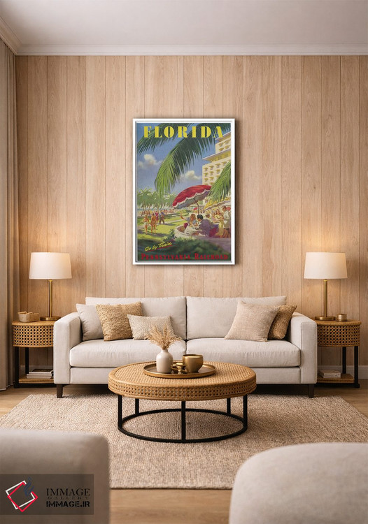 تابلو دکوراتیو فلوریدا - D1W